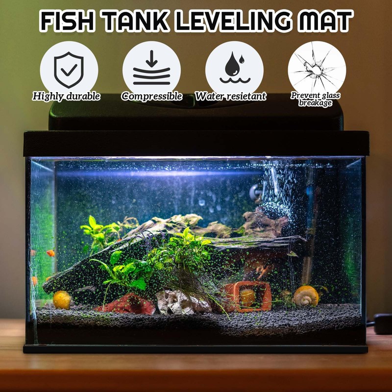 Pangda 2 Pcs 24 x 24 Inch Aquarium Fish Self