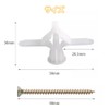 CHENLONB 10 Pcs Plasterboard Wall Plug Aircraft Expansion Anchor Plug