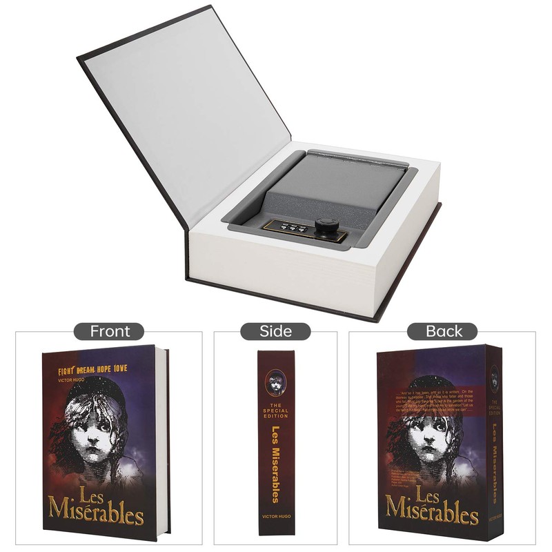 Real Paper Diversion Book Safe Storage Box, Dictionary Secret Safe