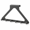 Over-the-Door Hook Rack - 6 Aluminum Hooks for Coats, Hats,