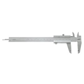HELIOS-PREISSER 0182501 Taschenmessschieber für Linkshänder, rostfrei, Ablesung 1/20 1/128" 150 mm