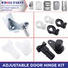 Whole Parts Refrigerator Adjustable Door Hinges Kit for Left and