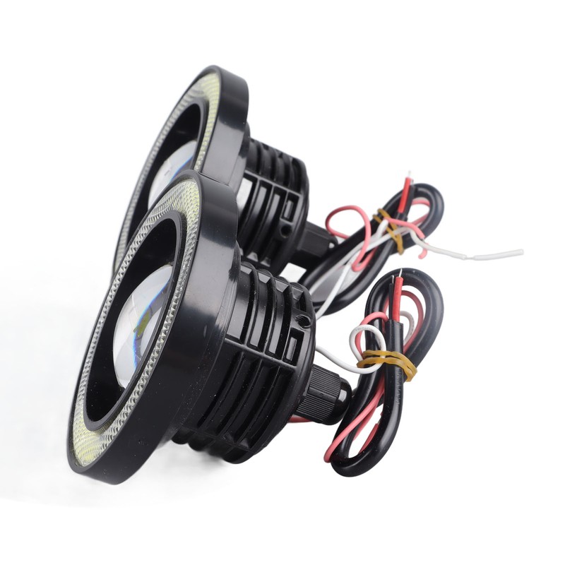 3.5in Car Fog Light Aluminum Housing Waterproof Bright LED Universal