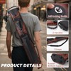elraxw 2x4 Hard Pool Cue Case with Stand 2B4S Pool