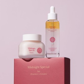 Charmzone 참존 미드나이트 보습 진정 스페셜 듀오세트(달맞이 에센스+크림) Charmzone Midnight Moisturizing Calming Special Duo Set (Evening Primrose Essence + Cream)