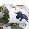 Little Unicorn – Dino Friends 2 Cotton Muslin Swaddle Blanket