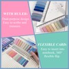 800 Pieces Sticky Tabs, Colored Sticky Index Tabs Writable Page