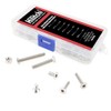 Hilitchi 260-Piece Metric M3 Hex Socket Flat Head Countersunk Bolts