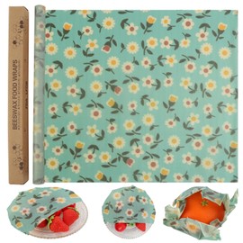 GmeDhc 1 Roll of Beeswax Cloths, Wax Paper for Food, Reusable Beeswax Cloths for Wrapping, Food, Cheese Bread, 100 x 33 cm