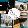 6-Pack Small C Clamps – 304 Stainless Steel Beam Clamps