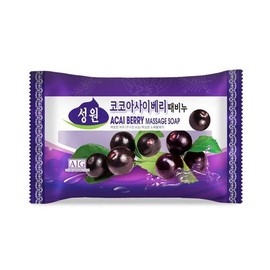 Coco Acai Berry Exfoliating Soap Natural Exfoliating Soap Bath Soap / 코코 아사이베리 때비누 천연때비누 목욕비누