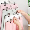 TOPIA HANGER 4 Tier Metal Skirt Hangers for Women, Pants