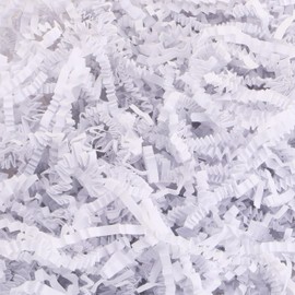 Igiri 200g -Crinkle Paper| Packing paper |Shred Filler great for Gift Wrapping, Basket Filling, Birthdays, Weddings, Anniversaries, Valentines Day, and other occasions 7oz(White)