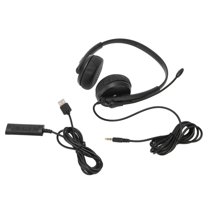 XD1000 USB Headset 3.5mm Noise Reduction Mic Customer Service Headset