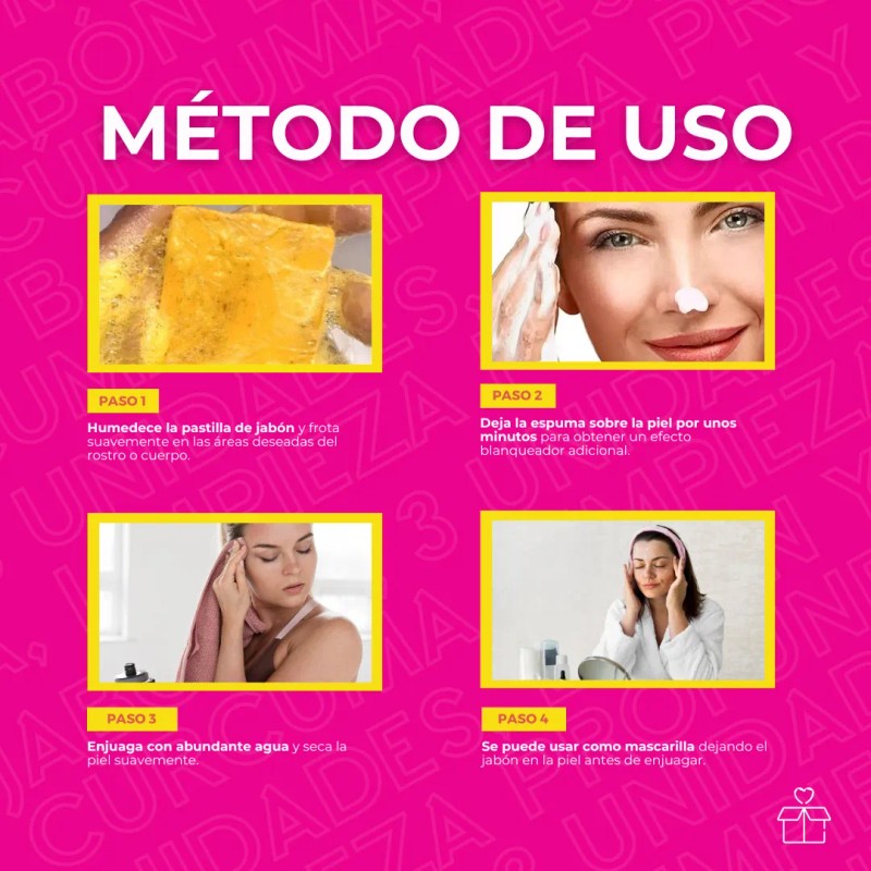 Jabón en barra Onlyshop Jabon de Curcuma 100 g