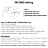 ZE-208s 3 Speed 4 Wire Ceiling Fan Switch, Compatible with
