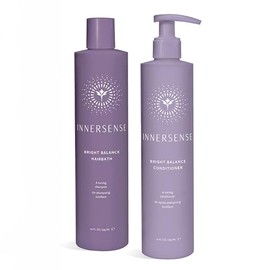 INNERSENSE Dúo económico de champú y acondicionador matizadores naturales y equilibrados de Innersense Organic Beauty, Cuidado del cabello no tóxico y sin crueldad animal (10 fl oz, 295 ml)