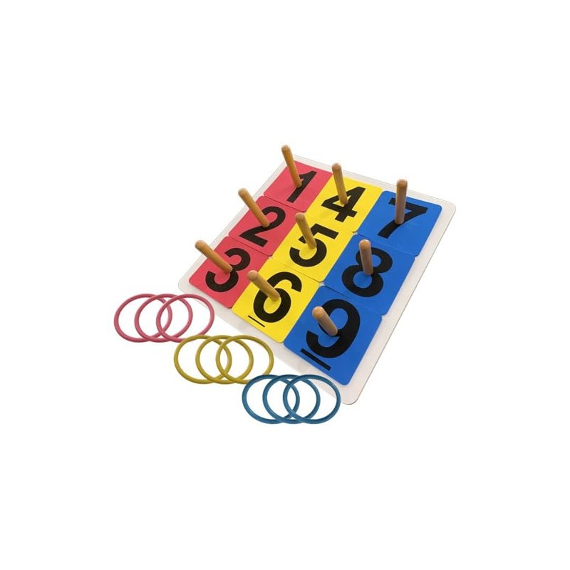 FIELD GEAR Ring Toss Game for Recreation Color Ring Toss