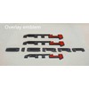 4PCS Kits AT4 Overlay Emblem Badge Sticker Sierra Replacement for