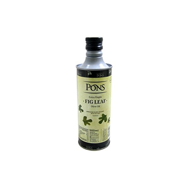 Culinary Arbequina Extra Virgin Olive Oil with Fresh Fig Leaf by Pons