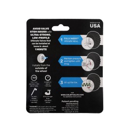 Colby Valve Ultimate Permanent Tire Valve Stem Replacement System | Valve Stem Short | No Need to Remove Tire | Tire Valve Stem Kit Made in USA from Quality 360 Brass Components