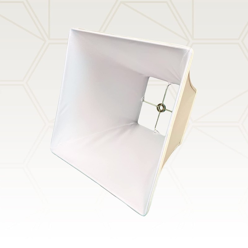 Royal Designs BSO-715-12EG Square Bell Basic Lamp Shade, 6" x