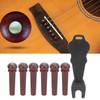 Guitar Bridge Pin Pegs Puller Cocobolo Wood Stringed Instrument Accessories