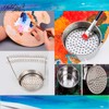 S.fields.inc Brush Washing Bucket, Compact, Oil Painting, Watercolor Painting, Stainless