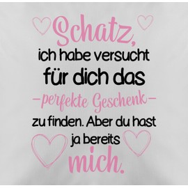 Shirtracer Valentine's Day Cushion, 50 x 50 cm, Decorative Cushion with Filling [German Language Print]