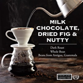 Peerless Guatemala Whole Bean Coffee (2 lb.) — Direct Trade Guatemala Antigua, Dark Roast, Made from 100% Arabica Coffee Beans