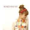 wardani, Crochet daisies Elastic Headband Basic (Berry-Red)