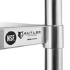 KUTLER Stainless Steel Table 30 x 18 Inches with Caster