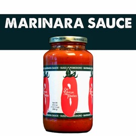 SMT San Merican Tomato Marinara Sauce - Sugo di Pomodoro Marinara Pasta Sauce from Fully Ripened Tomatoes, 23.5 oz (Pack of 6)