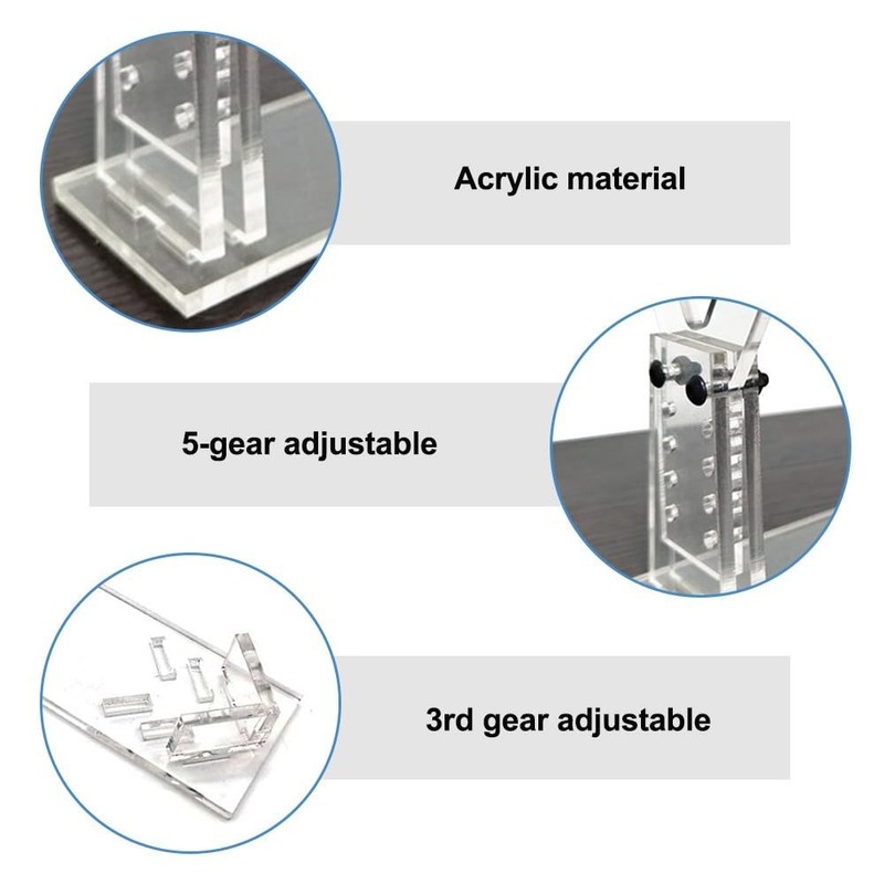 MiOYOOW Acrylic Weapon Display Weapon Stand Holder Decorative Stairs 5