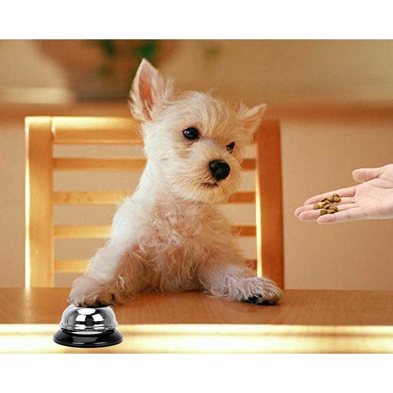 LUXE DIVA Reception Call Bell Stainless Steel Hand Held Desk