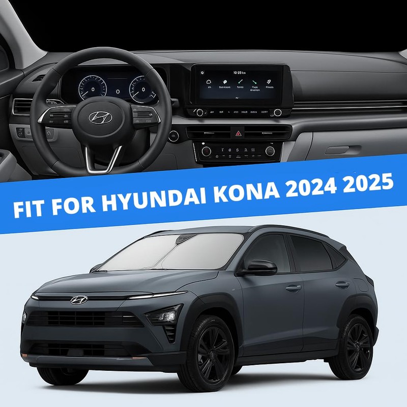 Foldable Sun Shade WODSTA Full Coverage Windshield Sunshade Compatible with