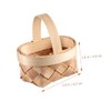 Parliky 10pcs Miniature Woven Baskets Farmhouse Mini Baskets Ideal for