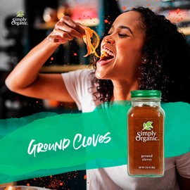 Simply Organic Ground Cloves, Certified Organic | 2.82 oz | Syzygium aromaticum (L.) Merr. & L.M. Perry