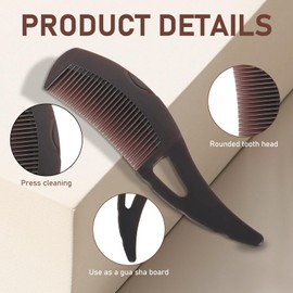 Dandruff Comb, Massage Hair Comb, Hollow Tooth Dandruff Removal, Scalp Comb, Removes Dirt From Hair and Scalp, Keep Your Scalp Clean and Healthy