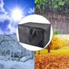 Amberr Fire pit cover,600D Heavy Duty fire pit cover square,Waterproof