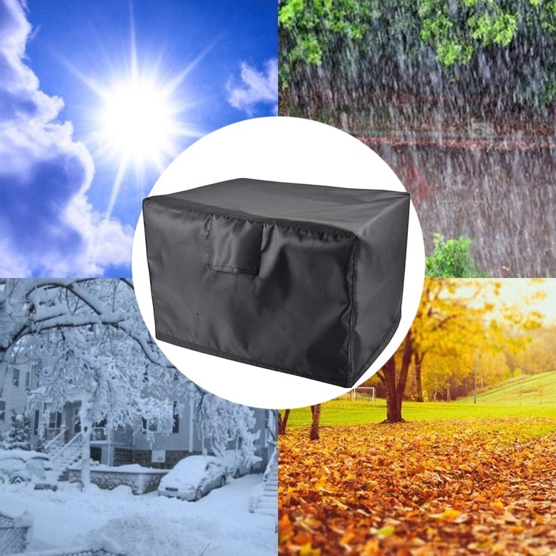 Amberr Fire pit cover,600D Heavy Duty fire pit cover square,Waterproof