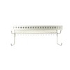 Mango Steam Wall-mounted Jewelry Organizer Shelf (17 Inch, Silver)