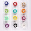 XREE 12 Rollen Selbstklebender Verband, 2,5cmx4,5m Selbsthaftende Bandage Elastische Fixierbinde