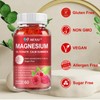 Magnesium Gummies 600mg per Serving-Magnesium Glycinate 400mg and Magnesium Malate