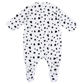 Chicco Tutina In Ciniglia, Con Apertura Frontale Neonata 0-24 mesi, Bianco, 3 mesi, Designed in Italy