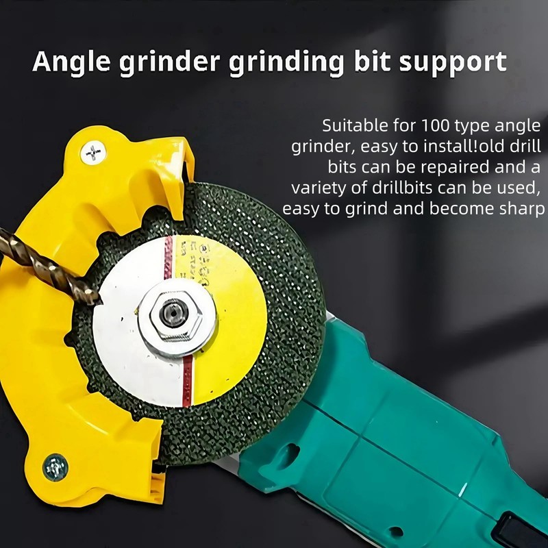 2PCS Drill Bit Sharpener,Multipurpose Drill Sharpener Machine,Drill Bit Grinding Attachment,Angle