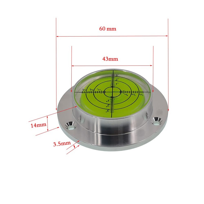 UMEI Vientiane Scale High Precision Horizontal Bubble Aluminium Case Bullseye