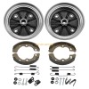 M MATI Rear Brake Drums & Brake Shoes For Kawasaki