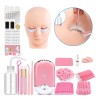 Kit Profesional Extensión De Pestañas Profesional Práctica