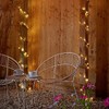 Solar Hemp Rope Copper Wire String Light LED Garden Yard